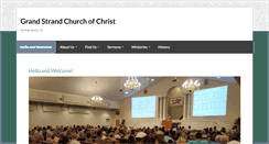 Desktop Screenshot of grandstrandchurchofchrist.com